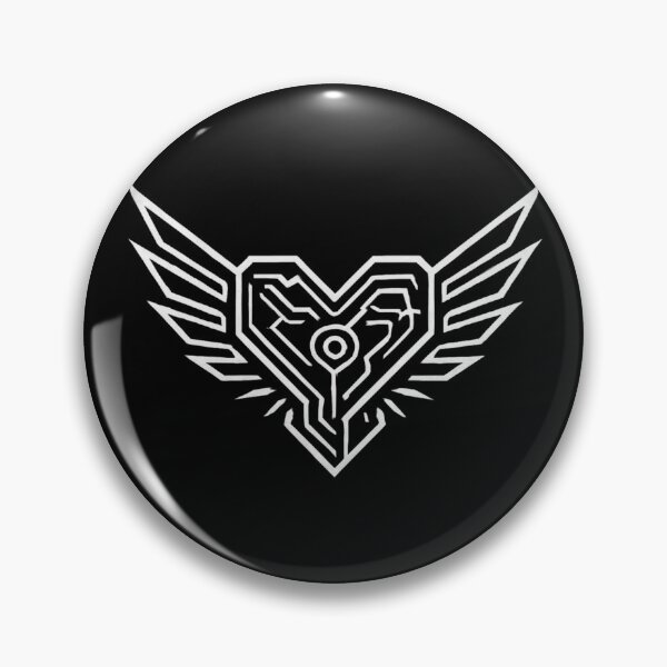 Item preview, Cyber Sigil Heart With Wings designed and sold by Planetporridge.