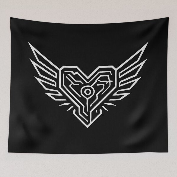 Item preview, Cyber Sigil Heart With Wings designed and sold by Planetporridge.