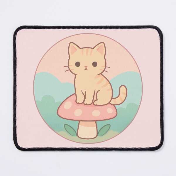 Item preview, Cat With Mushroom designed and sold by Planetporridge.