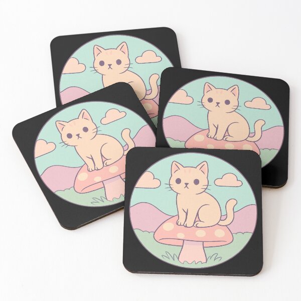 Item preview, Cat and Mushroom designed and sold by Planetporridge.