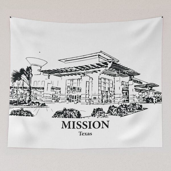Item preview, Mission - Texas designed and sold by Lakeric Cityscapes.