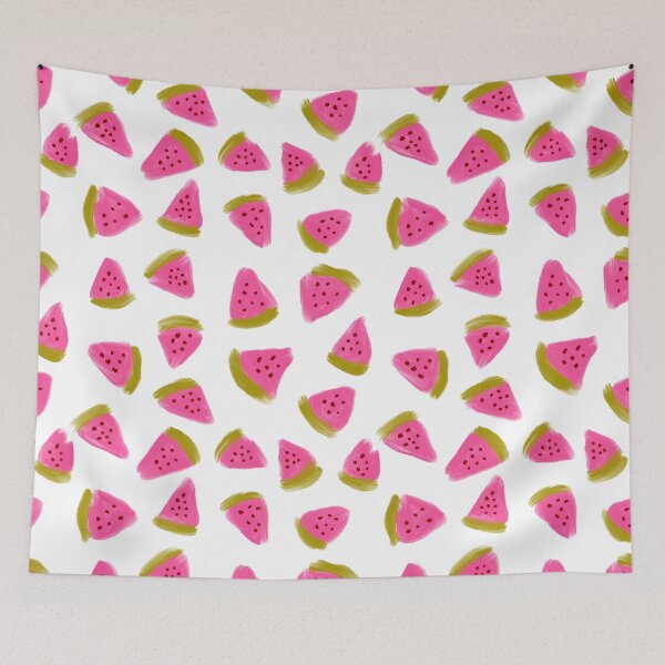 Item preview, Juicy Pink Watermelon Slices Pattern designed and sold by Farissa Designs.