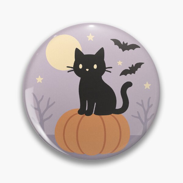 Item preview, Cat on Pumpkin designed and sold by Planetporridge.