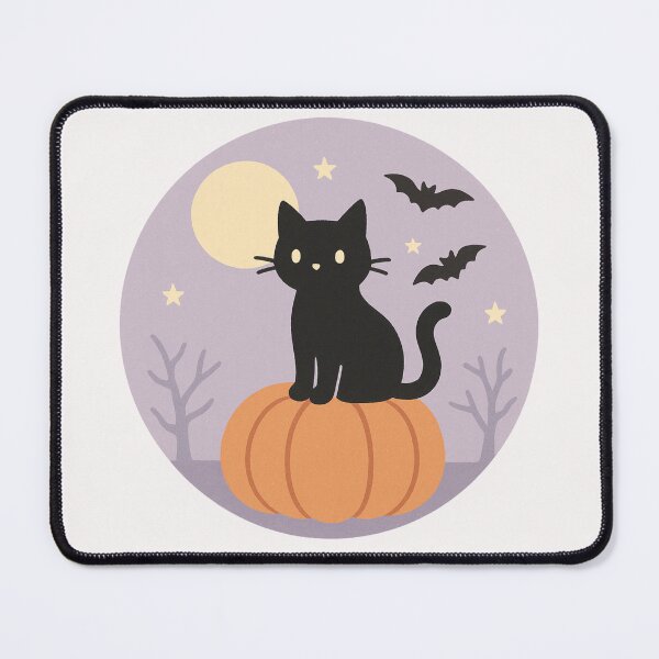 Item preview, Cat on Pumpkin designed and sold by Planetporridge.