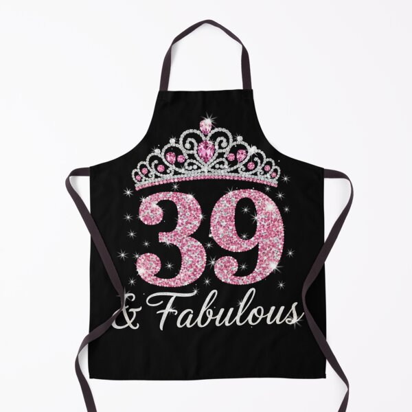 Item preview, Women’s 39 and Fabulous | 39th Birthday Crown Design | Elegant Pink Gold Celebration Gift | 39th Birthday designed and sold by svarupa.