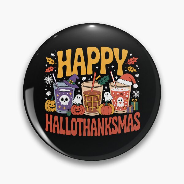 Item preview, Happy Hallothanksmas Coffee Halloween Thanksgiving Christmas designed and sold by BakeryDozen.