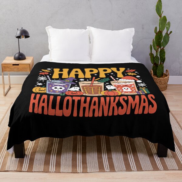 Item preview, Happy Hallothanksmas Coffee Halloween Thanksgiving Christmas designed and sold by BakeryDozen.