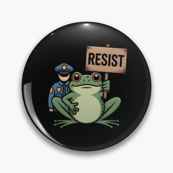 Item preview, Resist Frog Portland Protest designed and sold by Avenius Graphics.