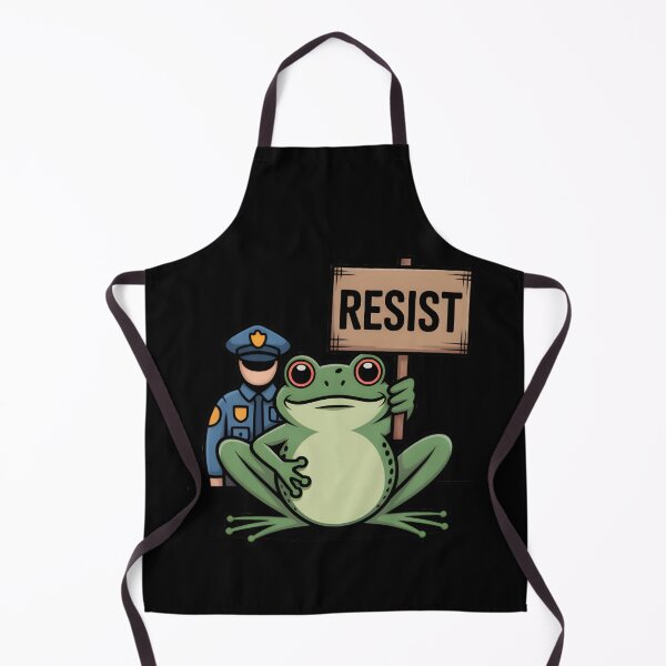 Item preview, Protesta de Resist Frog en Portland designed and sold by Avenius Graphics.
