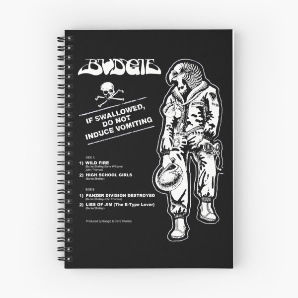 Item preview, Budgie Band Song Tour Band Lyrics Retro Punk Rock Popular Album Music designed and sold by VeronicaJimenre.