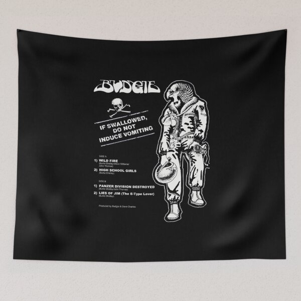 Item preview, Budgie Band Song Tour Band Lyrics Retro Punk Rock Popular Album Music designed and sold by VeronicaJimenre.