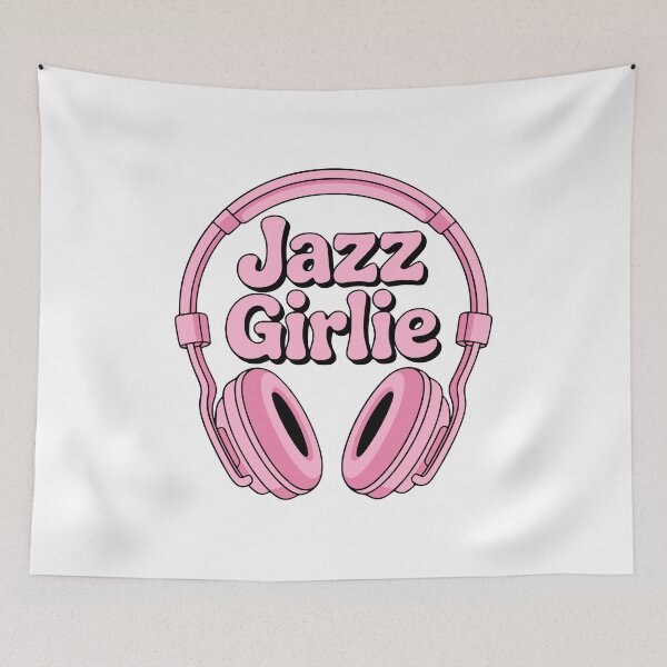 Item preview, Jazz Girlie! Pink Jazz Music Girl designed and sold by PMCreative.