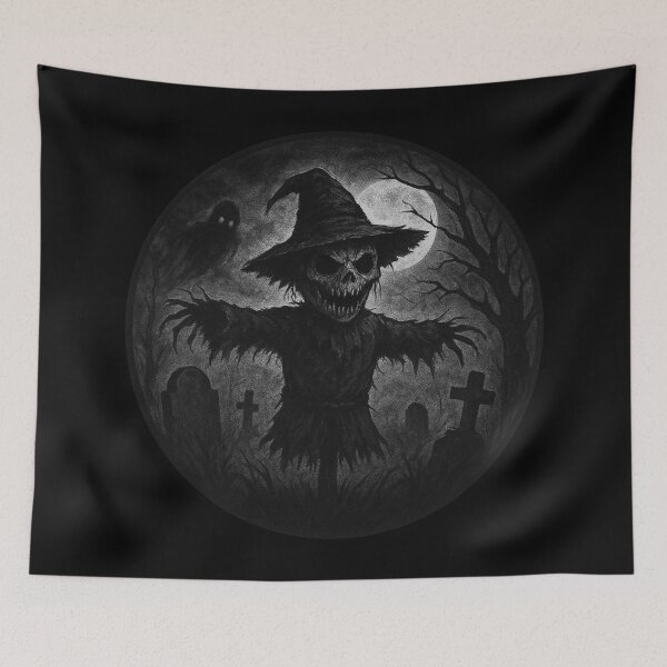 Item preview, Halloween Horror Scarecrow Art designed and sold by Planetporridge.