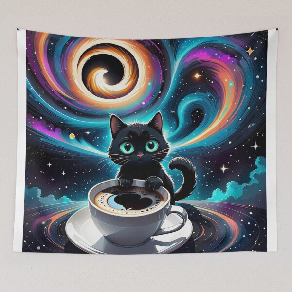 Item preview, Cats & Coffee aka Caffeine Vibes designed and sold by mrf2thed.