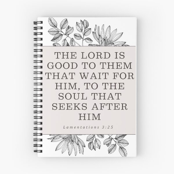 Item preview, Lamentations 3:25 designed and sold by Undonemadenew.