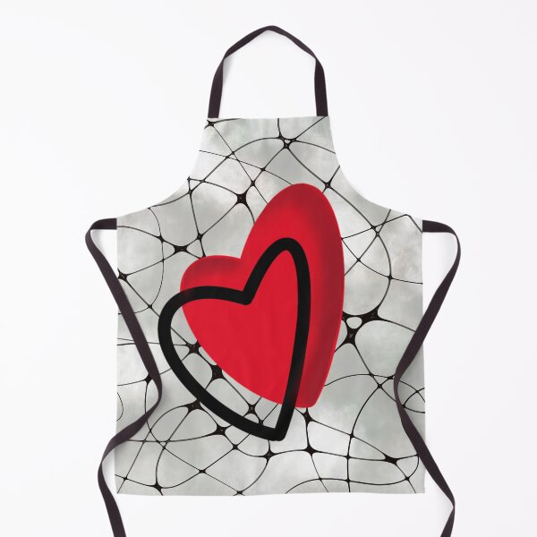 Item preview, Neural Love Connection: Red Heart Intertwined on Ethereal Synaptic Background designed and sold by Vikiink.