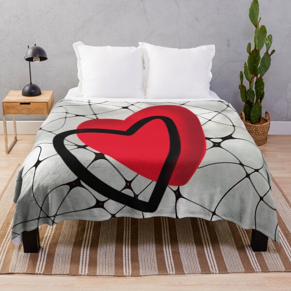 Item preview, Neural Love Connection: Red Heart Intertwined on Ethereal Synaptic Background designed and sold by Vikiink.