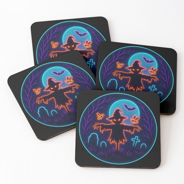 Item preview, Halloween Horror Scarecrow Neon designed and sold by Planetporridge.