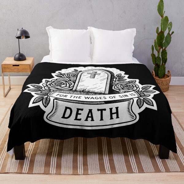 Item preview, Romans 6:23 For The Wages Of Sin Is Death designed and sold by plushism.