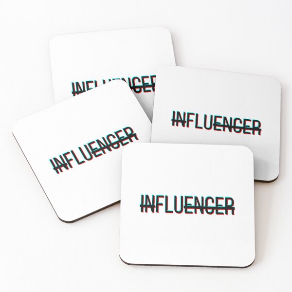 Item preview, Anti-Influencer Glitch Art Strikethrough Design designed and sold by RDproject.