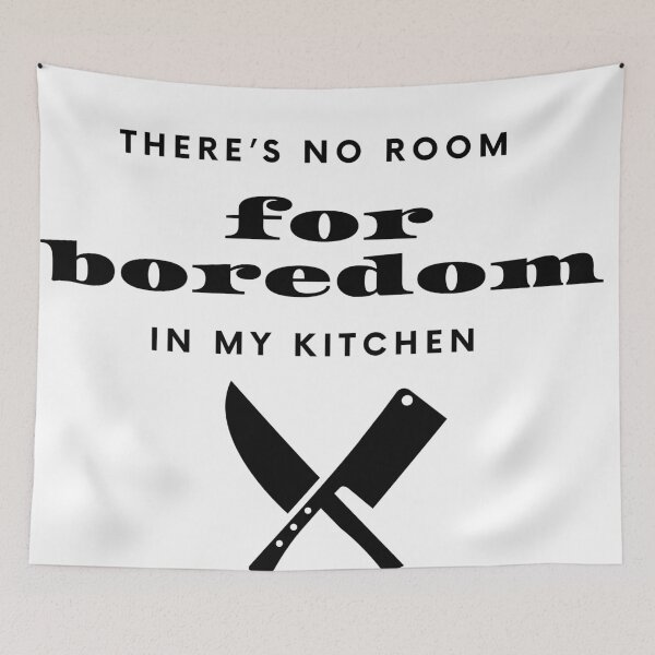 Item preview, Boredom? Not on My Cutting Board! – Funny Chef Shirt for Cooking Lovers, kitchen warrior t-shirt, beginner cooking, cooking at home, cooking struggle, cooking fun, cooking motivation,  designed and sold by BrewtifulMugs.