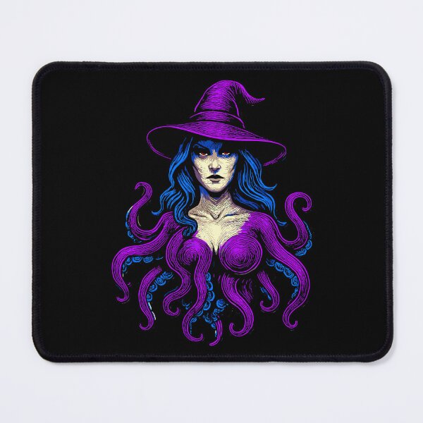 Item preview, Sea Witch – Dark Ocean Sorceress Art designed and sold by SeoulInkSoul.