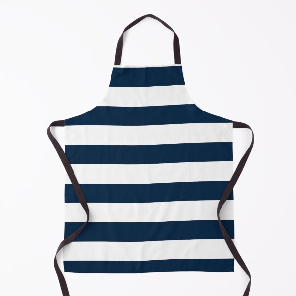 Item preview, Cabaña ancha de rayas horizontales en azul marinero oscuro y blanco designed and sold by Feeling Artsy.