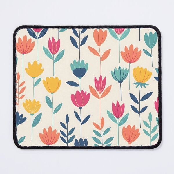 Item preview, Colorful Floral Pattern | Modern Minimalist Flower Design designed and sold by ShabanMerch⭐⭐⭐.