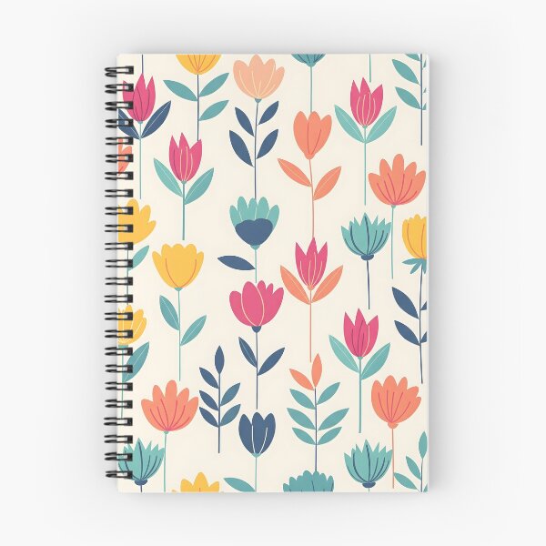 Item preview, Colorful Floral Pattern | Modern Minimalist Flower Design designed and sold by ShabanMerch.