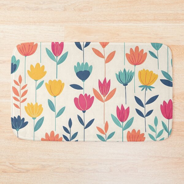 Item preview, Colorful Floral Pattern | Modern Minimalist Flower Design designed and sold by ShabanMerch.