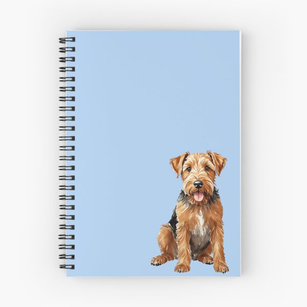 Item preview, Airedale Terrier Watercolor Puppy Dog (blue) designed and sold by Magnolia Valley Art.