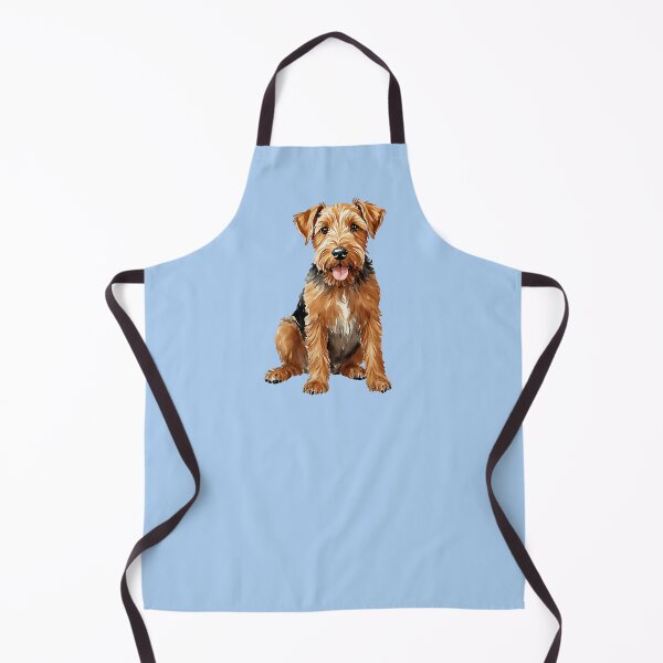 Item preview, Airedale Terrier Watercolor Puppy Dog (blue) designed and sold by Magnolia Valley Art.