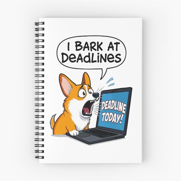 Item preview, I Bark At Deadlines designed and sold by Tong4130.