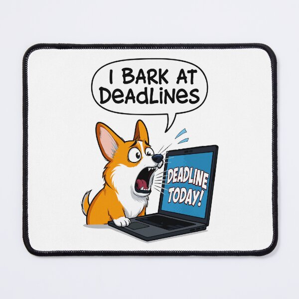Item preview, I Bark At Deadlines designed and sold by Tong4130.