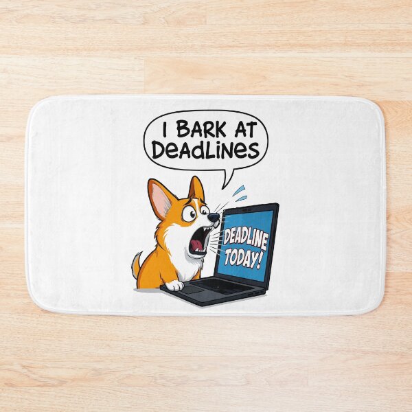 Item preview, I Bark At Deadlines designed and sold by Tong4130.