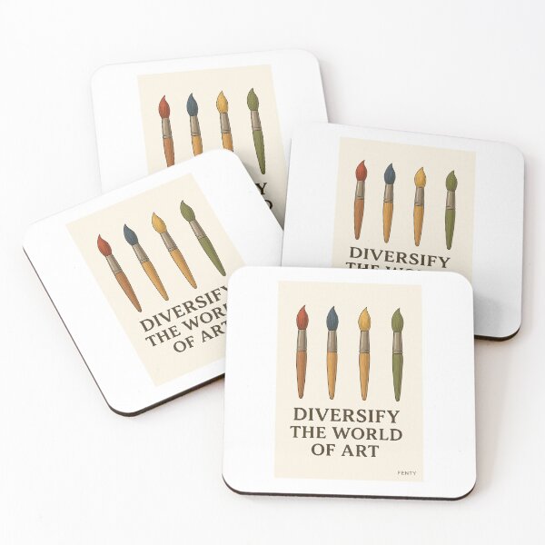 Item preview, Diversify the World of Art – Brushstroke Unity designed and sold by Grace Studio@fav.