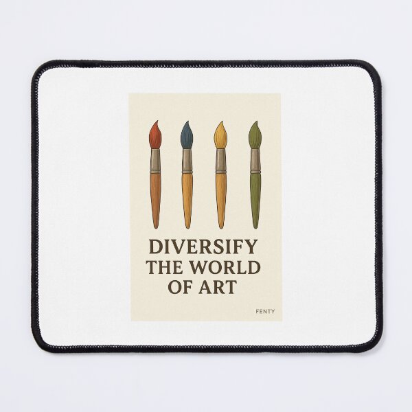 Item preview, Diversify the World of Art – Brushstroke Unity designed and sold by Grace Studio@fav.