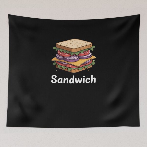 Item preview, Sandwich Food Bread Cheese Bacon Ham 1 designed and sold by MinaReinger.