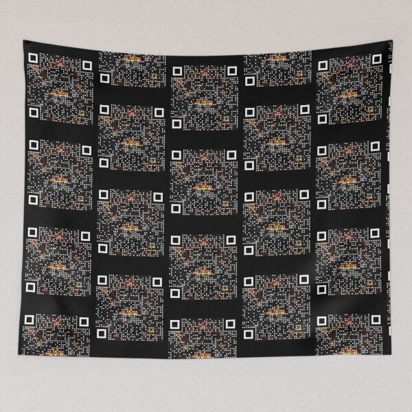 Item preview, Cauldron Cat QR : Dare To Scan - Halloween Collection designed and sold by LA Art.