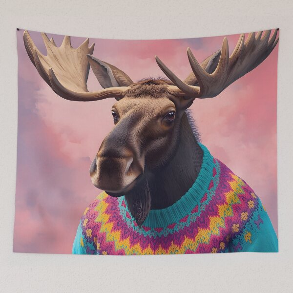 Item preview, Graphic art Lars the Moose designed and sold by Art Crea Nova.