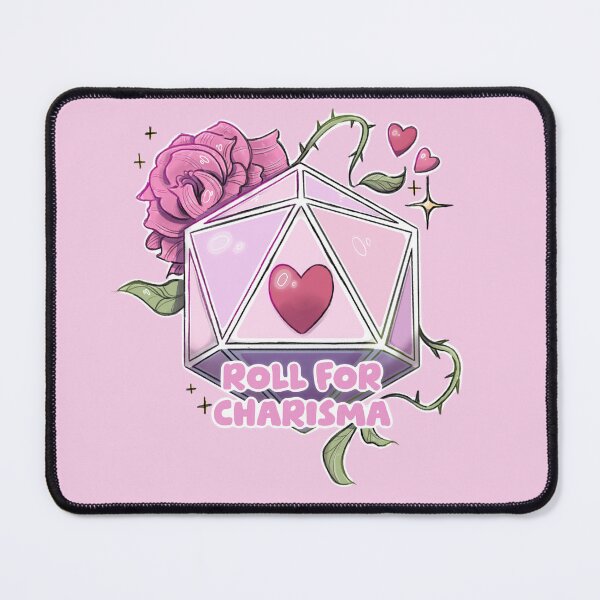 Aperçu de l'œuvre Rouleau pour Charisma Pastel Heart D20 créée et vendue par Respawn and Repeat.