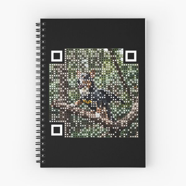 Item preview, Bat-Dog Chill QR : Dare To Scan - Halloween Collection designed and sold by LA Art.