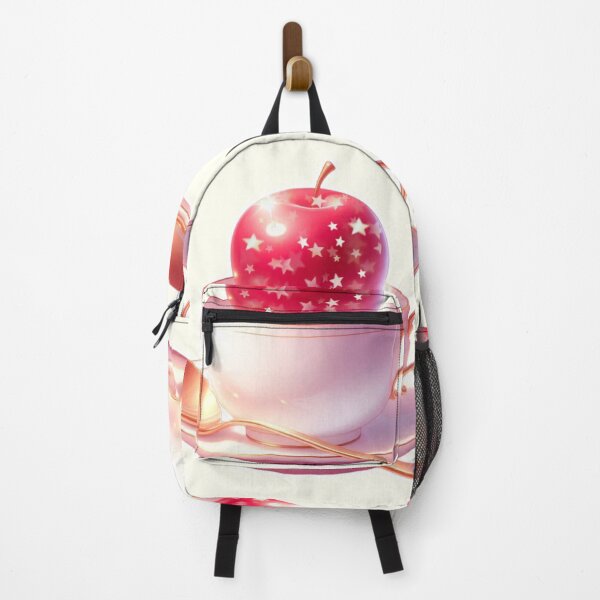 Item preview, Golden Tea Time with Apple – Soft Anime-Inspired Illustration designed and sold by Sugar Wisdom .