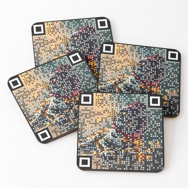 Item preview, Skeleton Cat Disco QR : Dare To Scan - Halloween Collection designed and sold by LA Art.