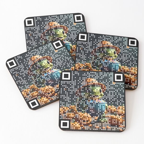 Item preview, Trick-or-Treat Tortoise QR : Dare To Scan - Halloween Collection designed and sold by LA Art.