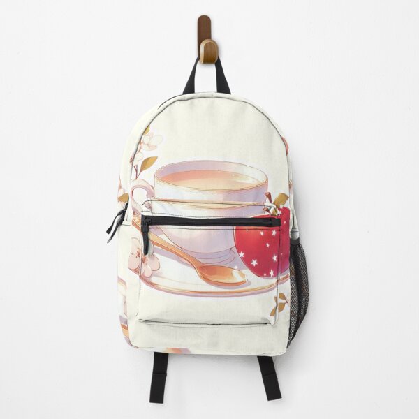 Item preview, Golden Tea Time with Apple – Soft Anime-Inspired Illustration designed and sold by Sugar Wisdom .