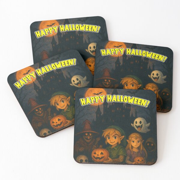Item preview, Happy Halloween Zelda tribute designed and sold by RetroStyleGamer.