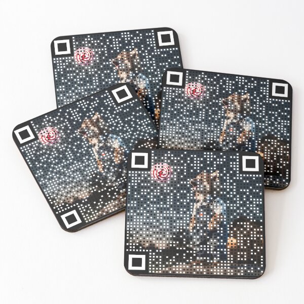 Item preview, Candy Moon Howler QR : Dare To Scan - Halloween Collection designed and sold by LA Art.