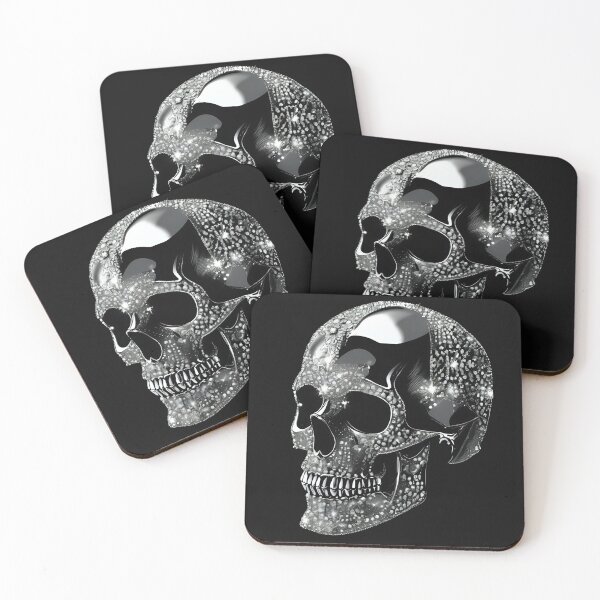 Item preview, Diamond Skull in Black designed and sold by SweetRossel.