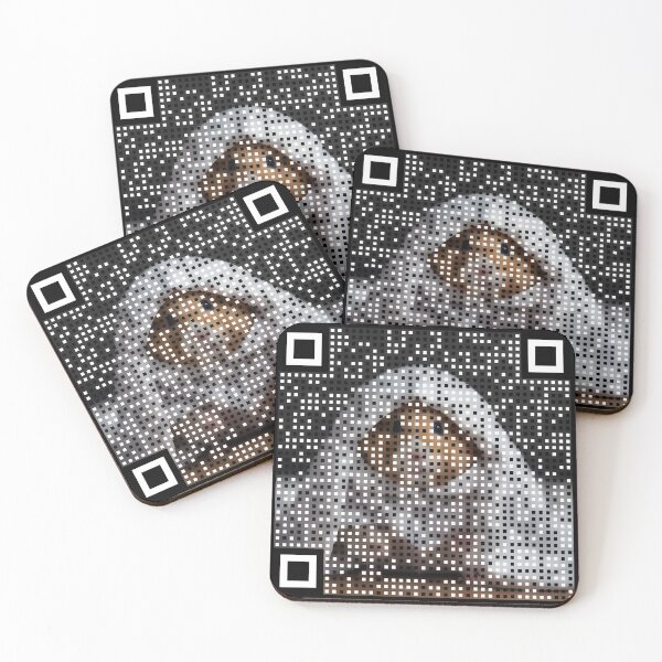 Item preview, Haunted Hamster QR : Dare To Scan - Halloween Collection designed and sold by LA Art.